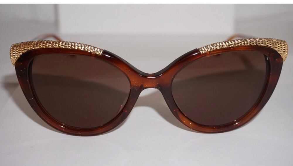 Boucheron BC0116S 003 Women’s Cat Eye Tortoise Brown Sunglasses 53-19 140